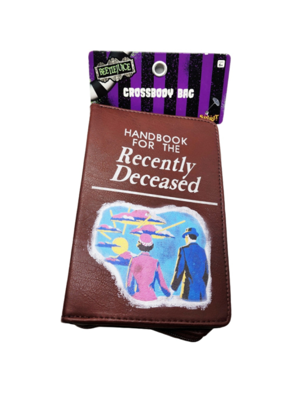 Beetlejuice Handbook for the Recently Deceased Crossbody Bag Halloween NWT